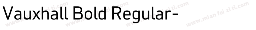 Vauxhall Bold Regular字体转换